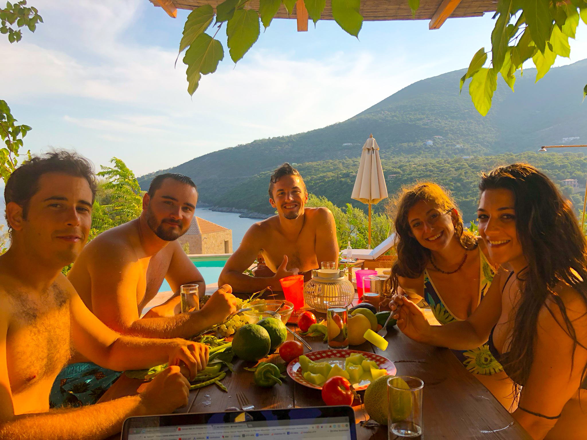 Lefkada Greece Friends