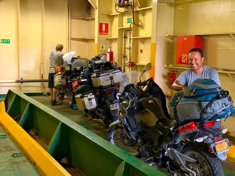 Motorcycle on Ferry