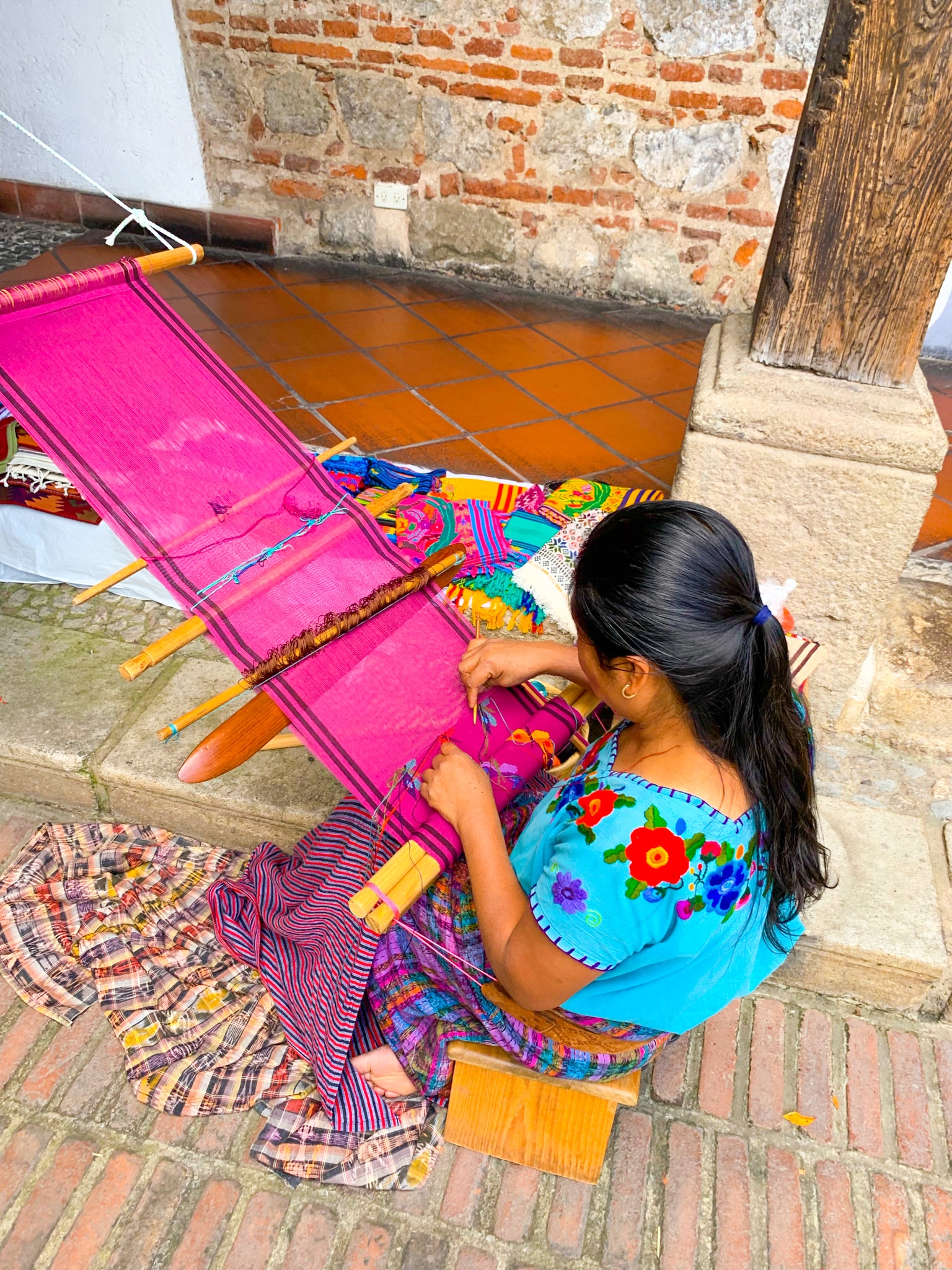 Traditional weaving in Teotitlán del Valle